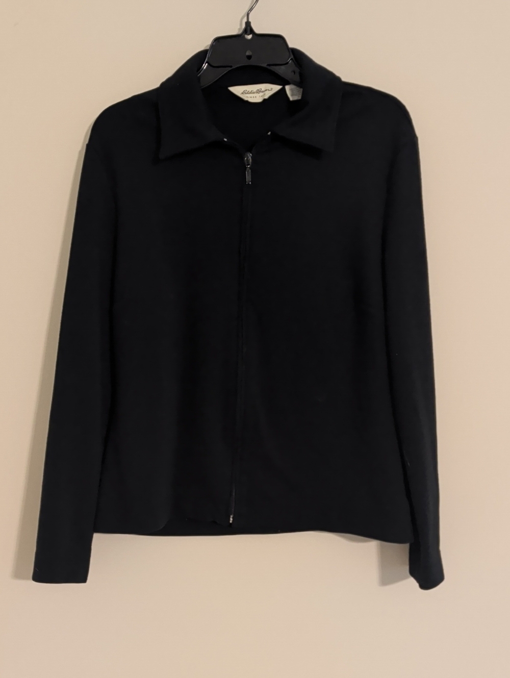 Eddie Bauer Black Zip-Up Blazer Jacket